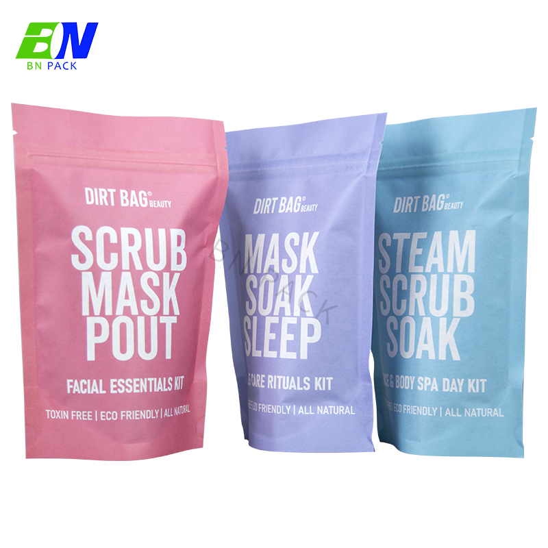 Eco-friendly Stand Up Pouch Borsa biodegradabile Sacchetti di imballaggio biodegradabili 