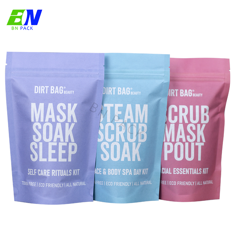 Eco-friendly Stand Up Pouch Borsa biodegradabile Sacchetti di imballaggio biodegradabili 