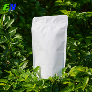 Sacchetto riciclabile con fascetta in latta con soffietto laterale ad alta barriera per tè e chicchi di caffè