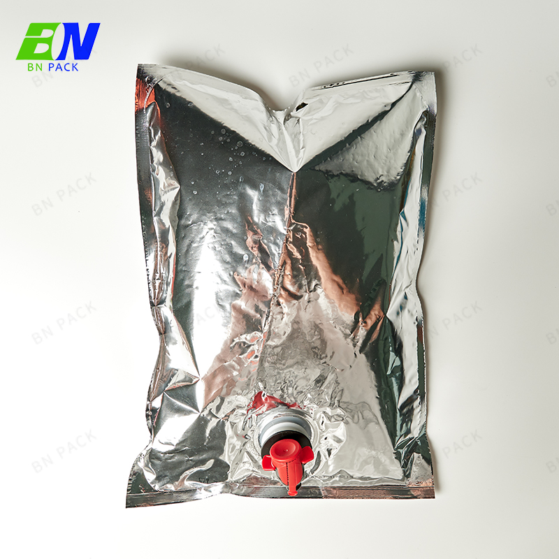 Bag in box per vino in plastica per uso alimentare da 3 l / 5 l / 10 l con borse bavaglino per stampa personalizzata