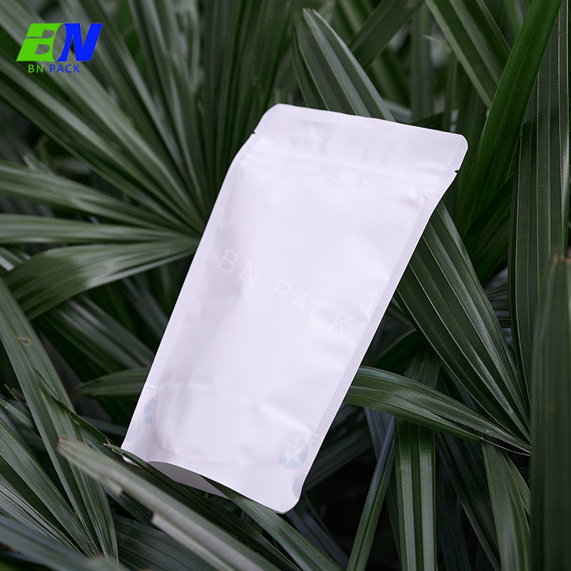 Borse riciclabili in Mylar Logo personalizzato Custodia stand up richiudibile Custodia per imballaggio riciclabile