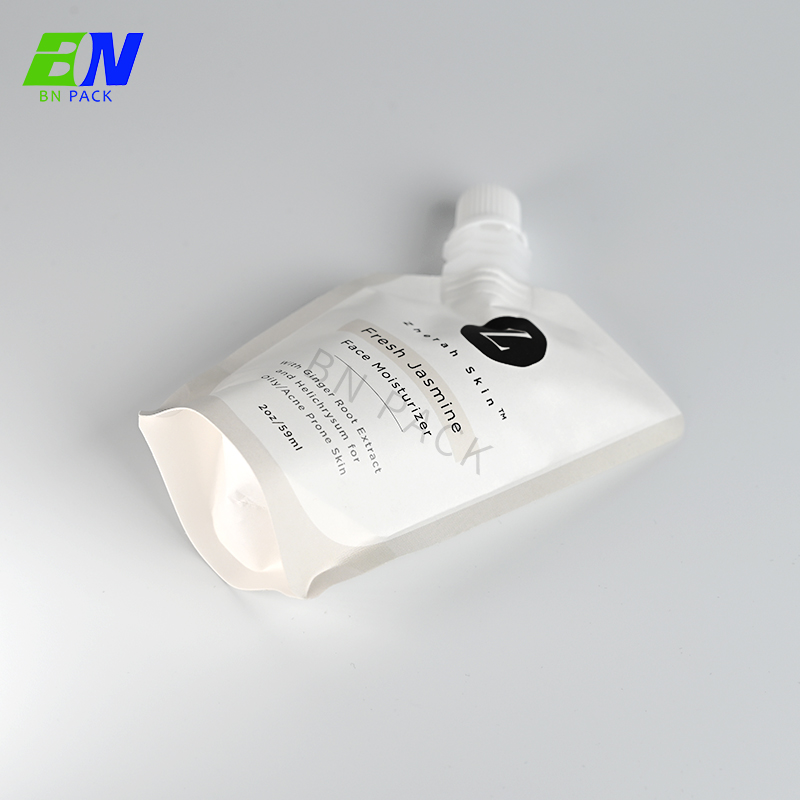 Sacchetti di ricarica per shampoo riciclabili Custodia Materiale FDA per la sicurezza alimentare