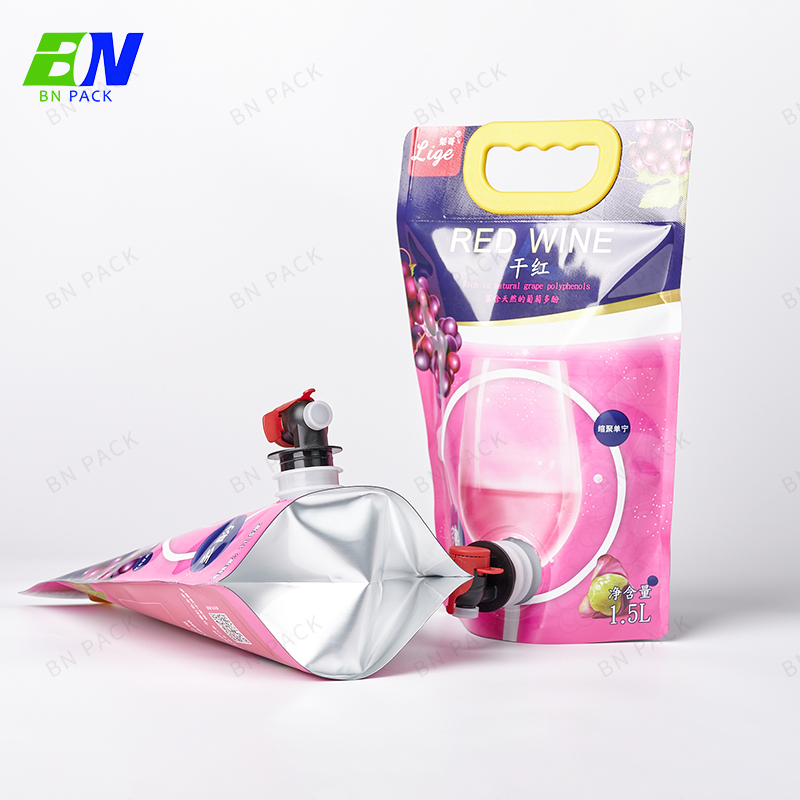 Imballaggio liquido Vino Bag in Box 1L 2L 3L Succo Bag in Box